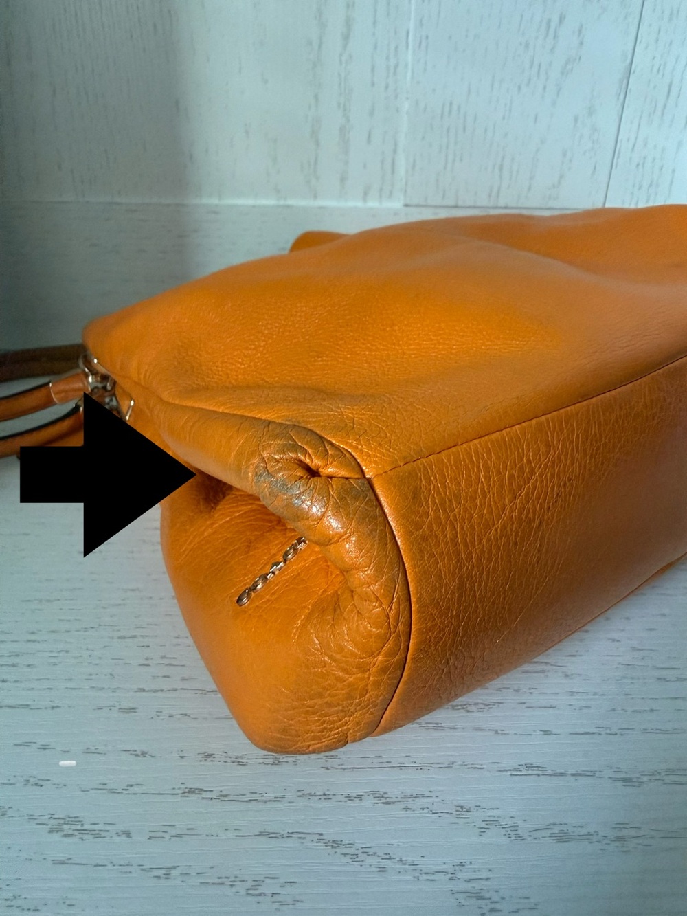 Coach Orange 2014 Madison, leather Phoebe bag with hang tag - Picture 14 of 14